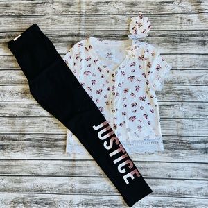 Justice girls outfit size 10